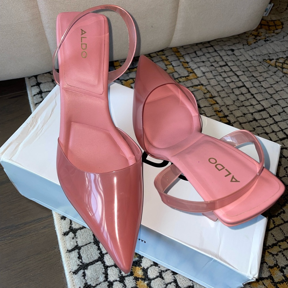Aldo Pillow Walk Pink Heels
